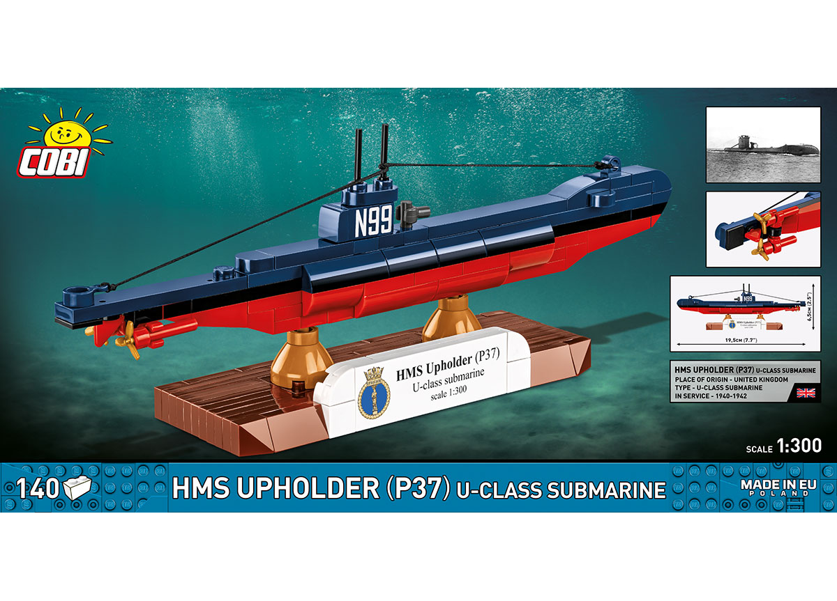 German submarine U-Boot VIIB U-47 COBI 4858 - World War II 1:300 - kopie