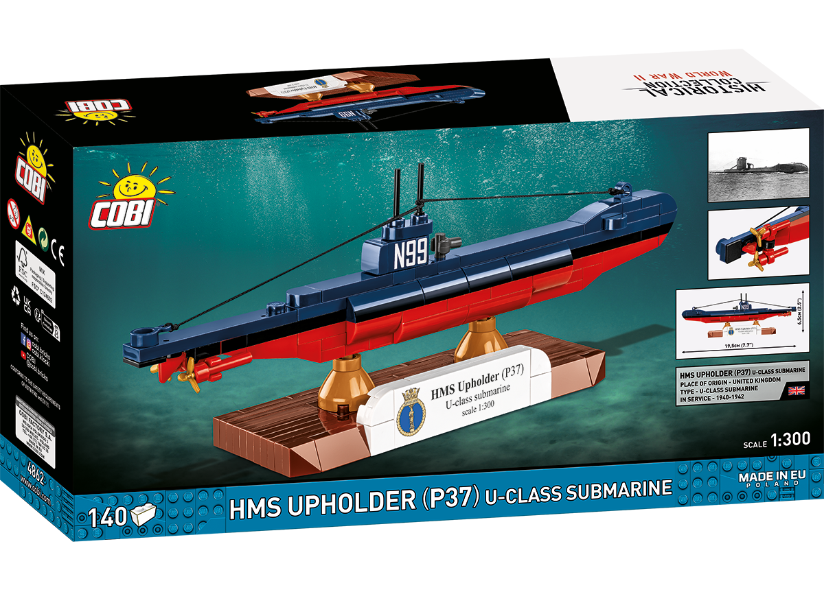 German submarine U-Boot VIIB U-47 COBI 4858 - World War II 1:300 - kopie