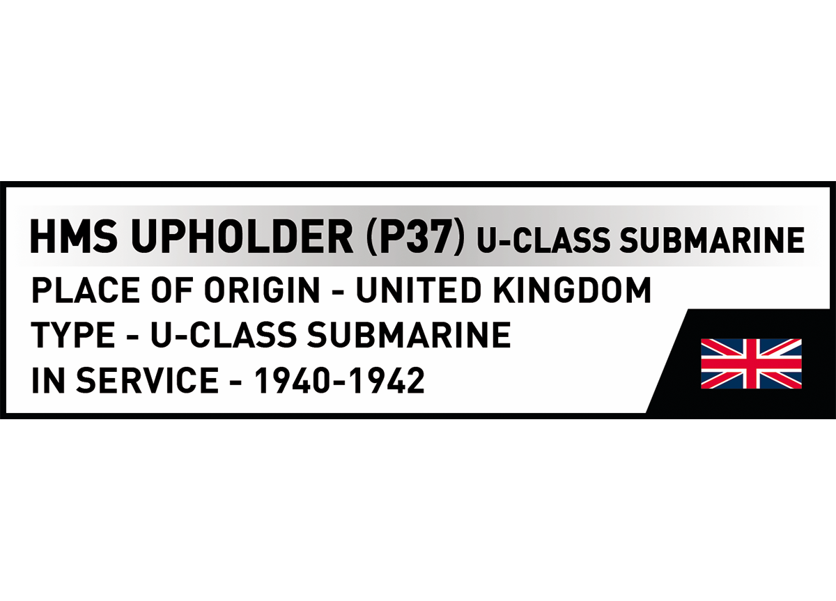 German submarine U-Boot VIIB U-47 COBI 4858 - World War II 1:300 - kopie