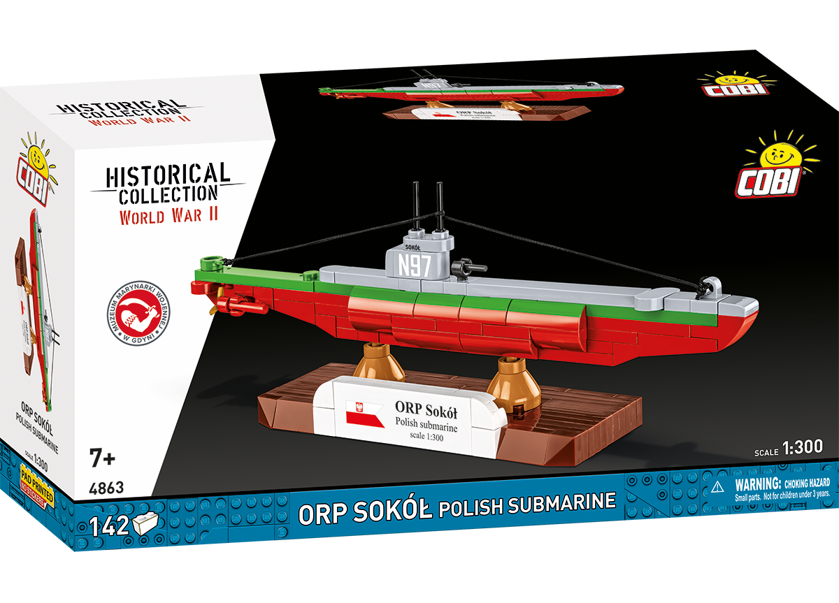 Poľská ponorka ORP SEP COBI 4856 - World War II 1:300 - kopie