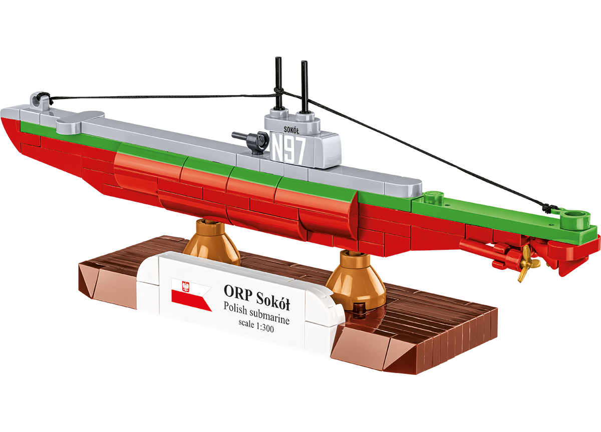 Poľská ponorka ORP SEP COBI 4856 - World War II 1:300 - kopie