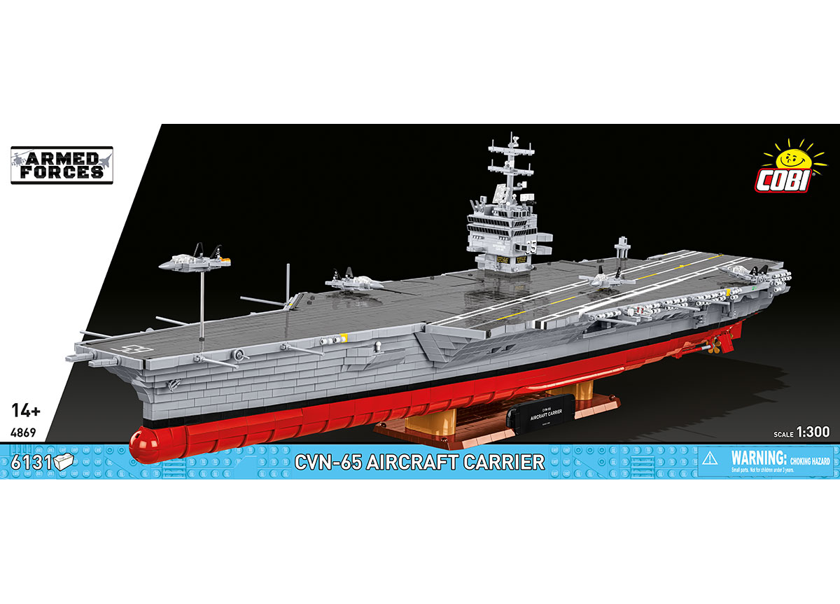 Americká letadlová loď  USS Enterprise CVN-65 COBI 4869 - Armed Forces 1:300