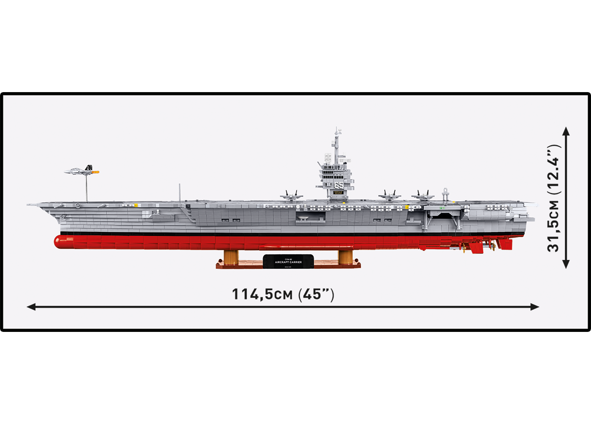 Americká letadlová loď  USS Enterprise CVN-65 COBI 4869 - Armed Forces 1:300