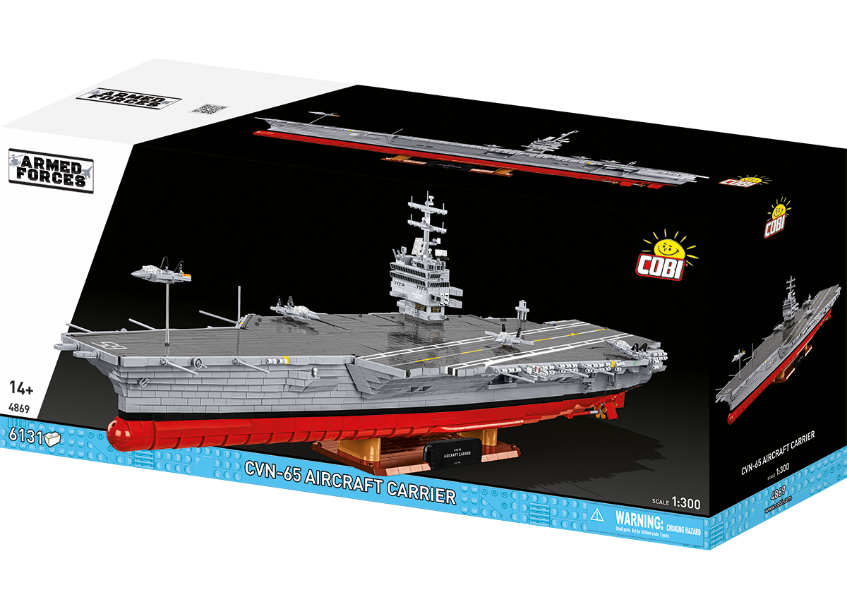 Americká letadlová loď  USS Enterprise CVN-65 COBI 4869 - Armed Forces 1:300