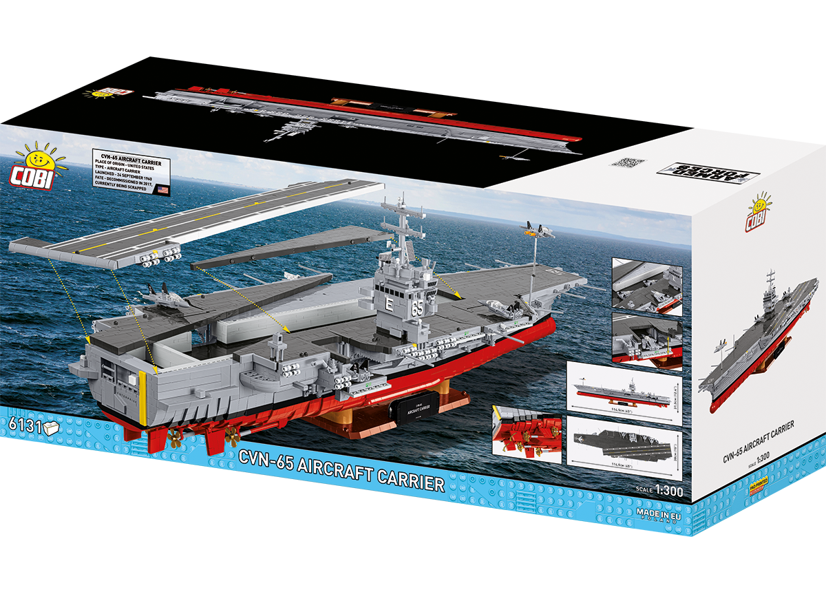 Americká letadlová loď  USS Enterprise CVN-65 COBI 4869 - Armed Forces 1:300