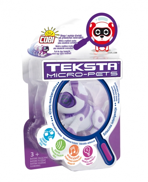 Interaktivní Štěňátko/Koťátko TEKSTA Micro-Pet MAN-51470, Štěňátko, ne