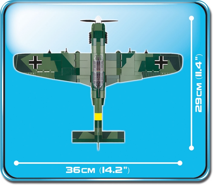 Střemhlavý bombardovací letoun JUnkers JU 87B Stuka II WW COBI 5521 - Small Army