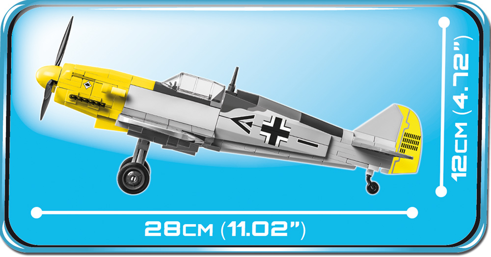 Stíhací letoun Messerschmitt BF-109 F-2 COBI 5715 - World War II