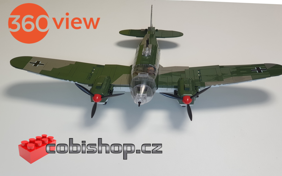 Německý střední bombardér HEINKEL HE 111 P-2 COBI 5717 - World War II