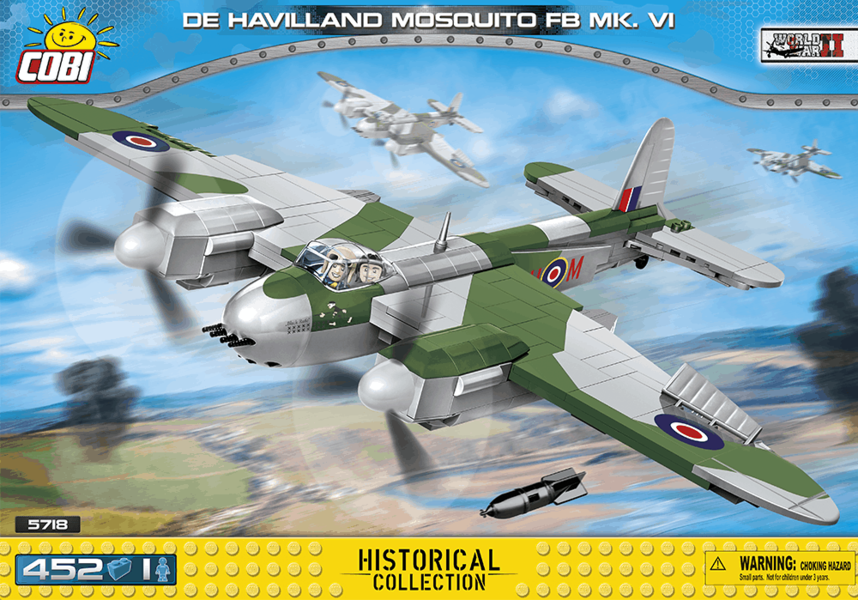 Víceúčelový bojový letoun de Havilland Mosquito FB Mk. VI. COBI 57189 - World War II