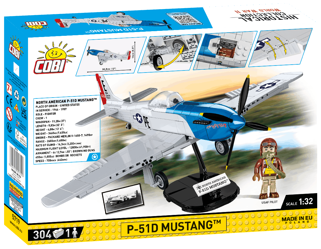 Fighter North American P-51D Mustang COBI 5719 World War II