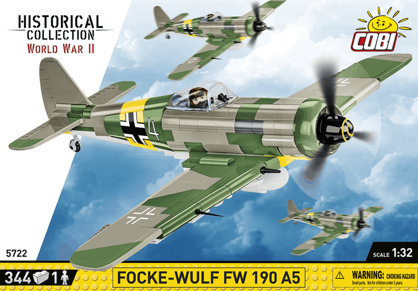 Německý stíhací letoun Focke-Wulf FW-190A-8 COBI 5704 - World War II - kopie