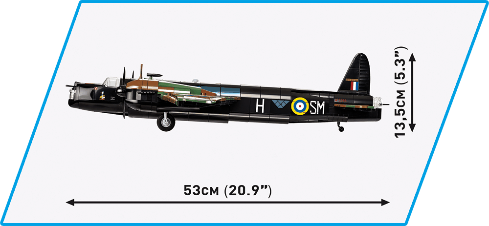 Letadlo střední bombardér VICKERS WELLINGTON MK. IC COBI 5531 - World War II - kopie