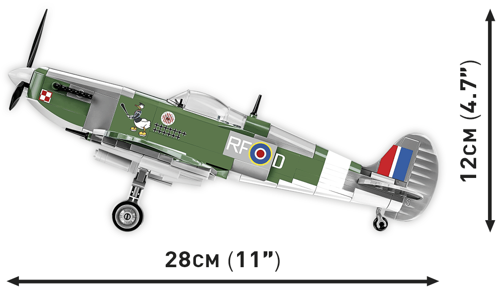 Britský stíhací letoun Supermarine Spitfire MK.VB COBI 5725 - World War II