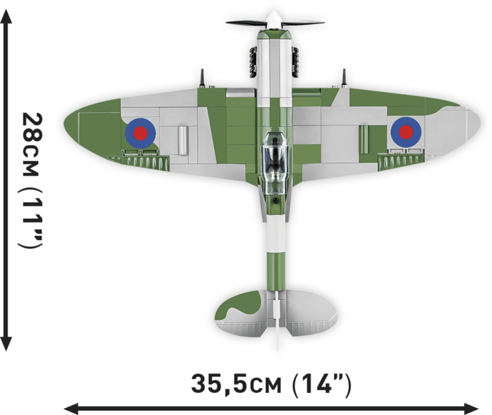 Supermarine Spitfire Mk VB COBI 5708 280 piece brick fighter aircraft 