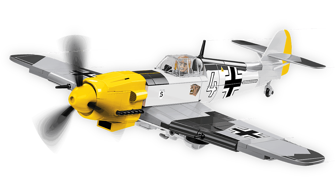 Fighter aircraft Messerschmitt BF-109 F-2 COBI 5715 - World War II - kopie