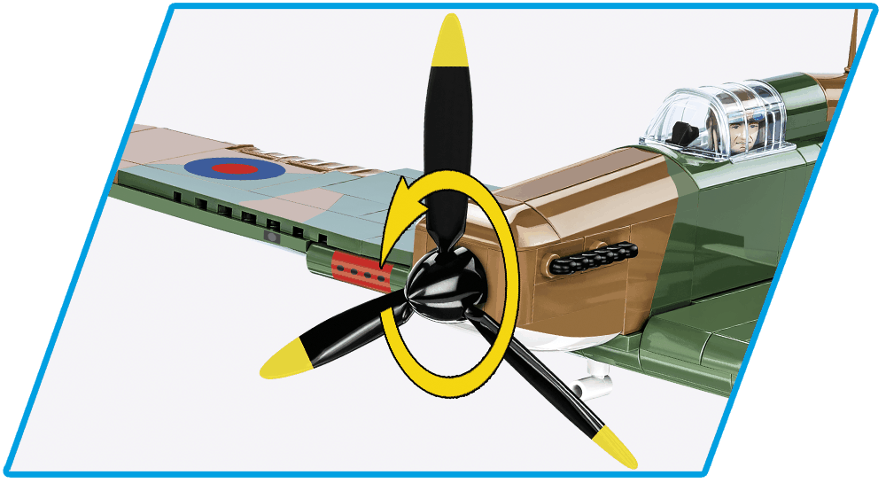 Stíhací letoun Hawker Hurricane MK.I COBI 5728 - World War II - kopie