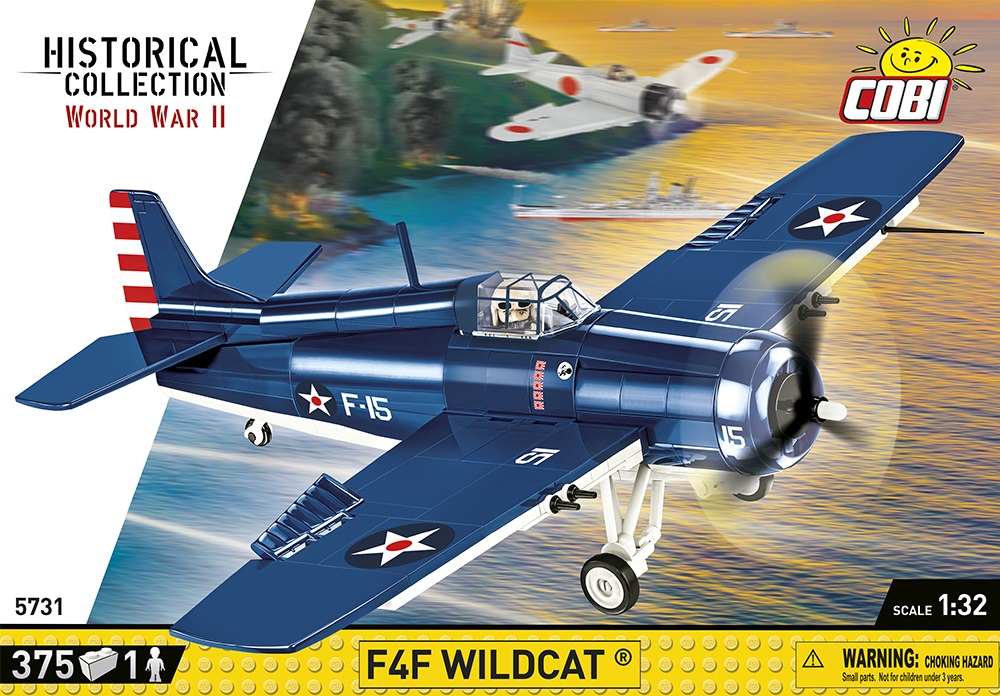 Americký stíhací letoun Grumman F4F Wildcat COBI 5731 - World War II