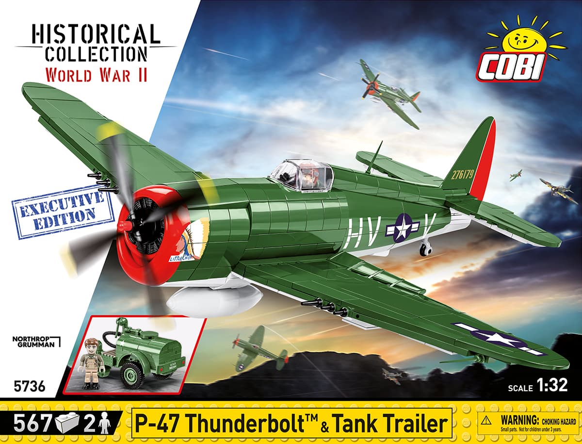 Americký stíhací letoun P-47 Thunderbolt COBI 5736 - Executive Edition WWII