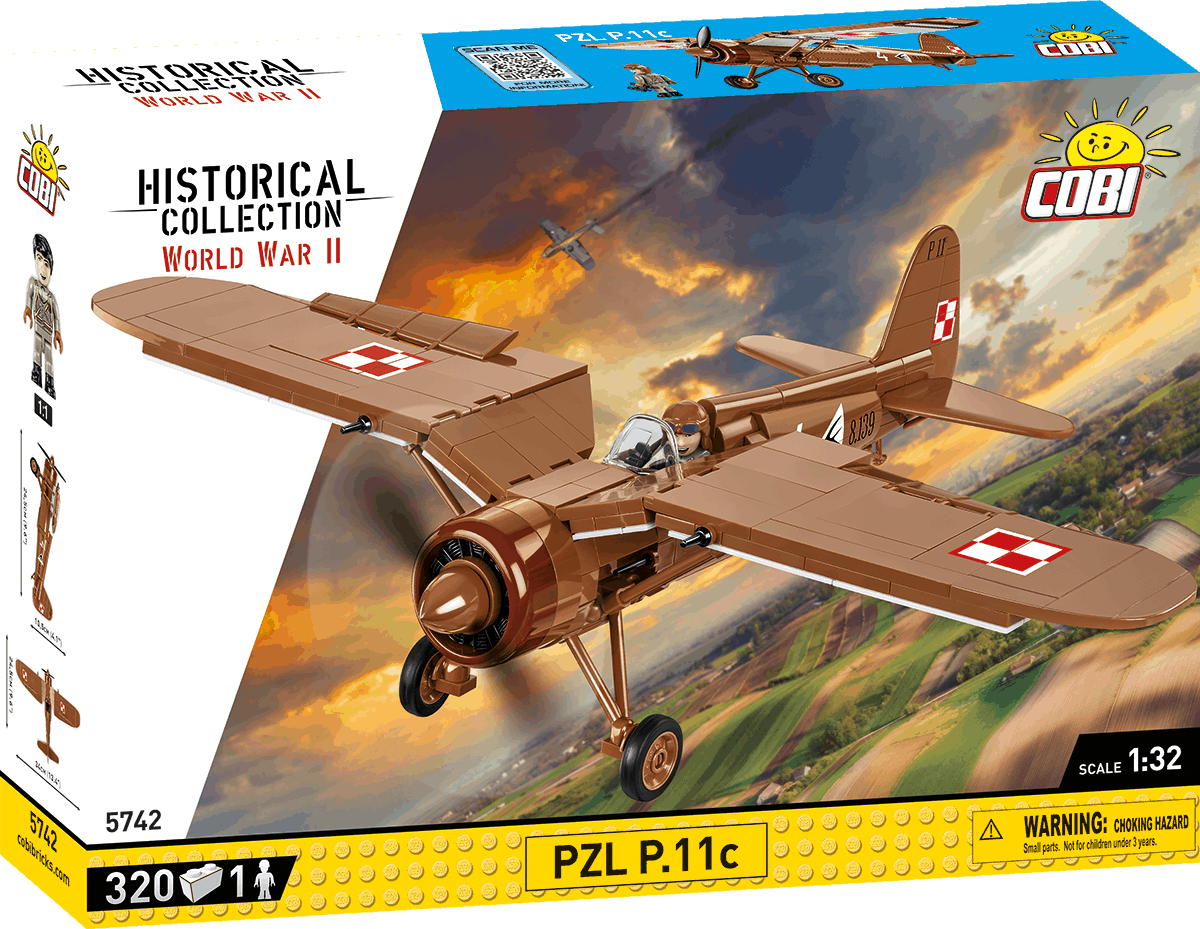 Polský stíhací letoun PZL P.11c COBI 5742 - World War II