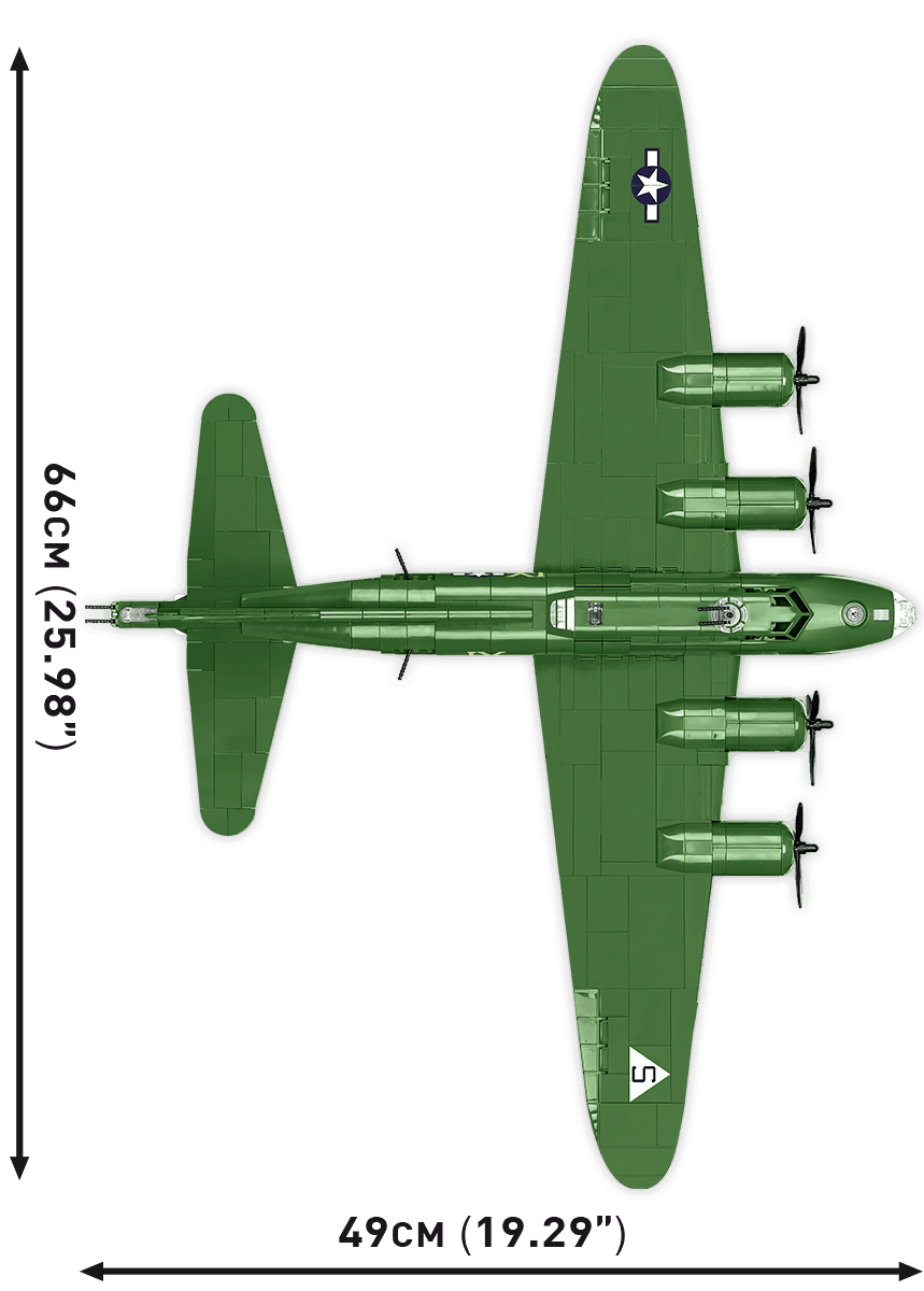 Americký dálkový bombardovací letoun Boeing B-17G Létající pevnost COBI 5750 - World War II 1:48