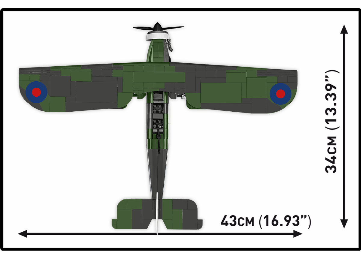 Britský torpédový palubní letoun Fairey Swordfish COBI 5770 - World War II 1:32