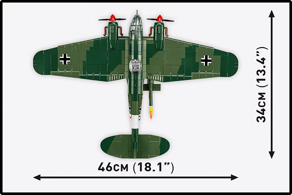 Německý střední bombardér HEINKEL HE 111 H-22 se střelou V1 COBI 5771 - Executive Edition WW II 1:48