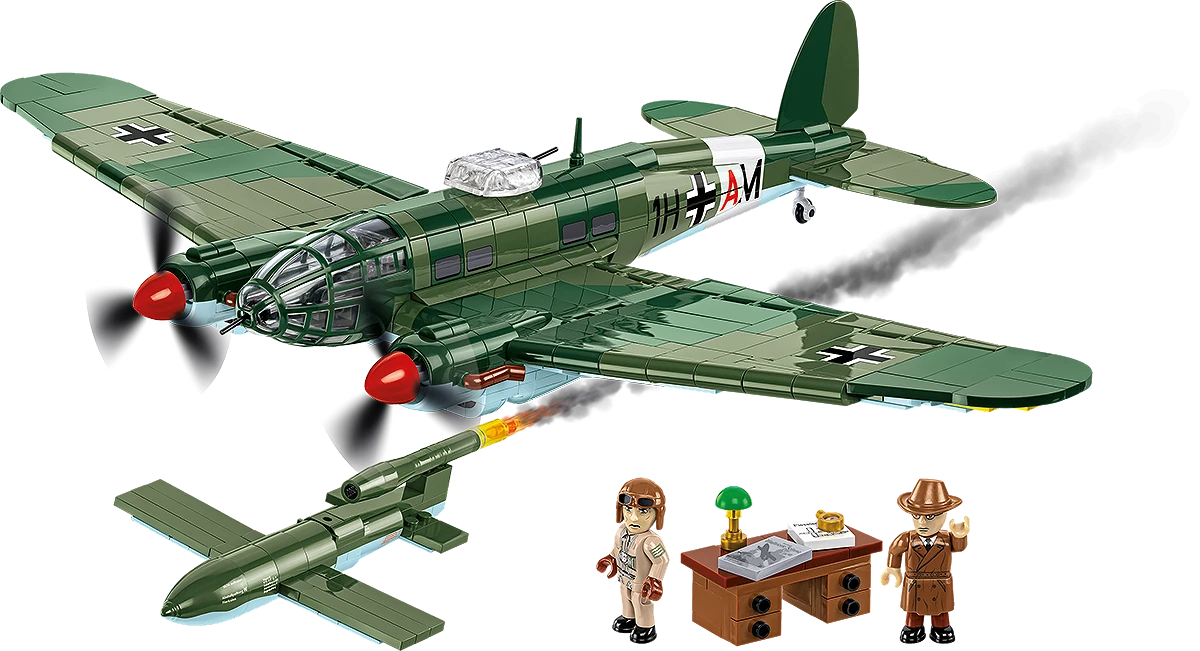 Německý střední bombardér HEINKEL HE 111 H-22 se střelou V1 COBI 5771 - Executive Edition WW II 1:48