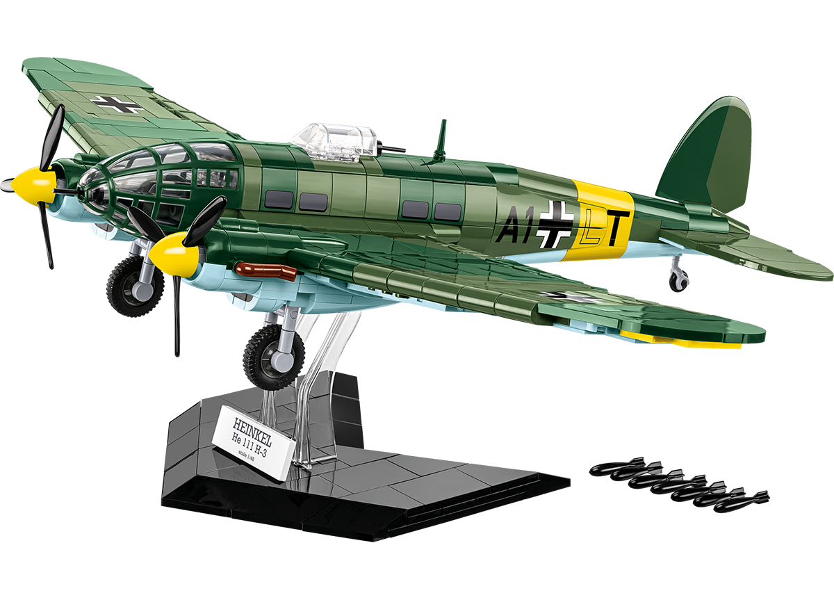 Německý střední bombardér HEINKEL HE 111 H-3 COBI 5772 - World War II 1:48