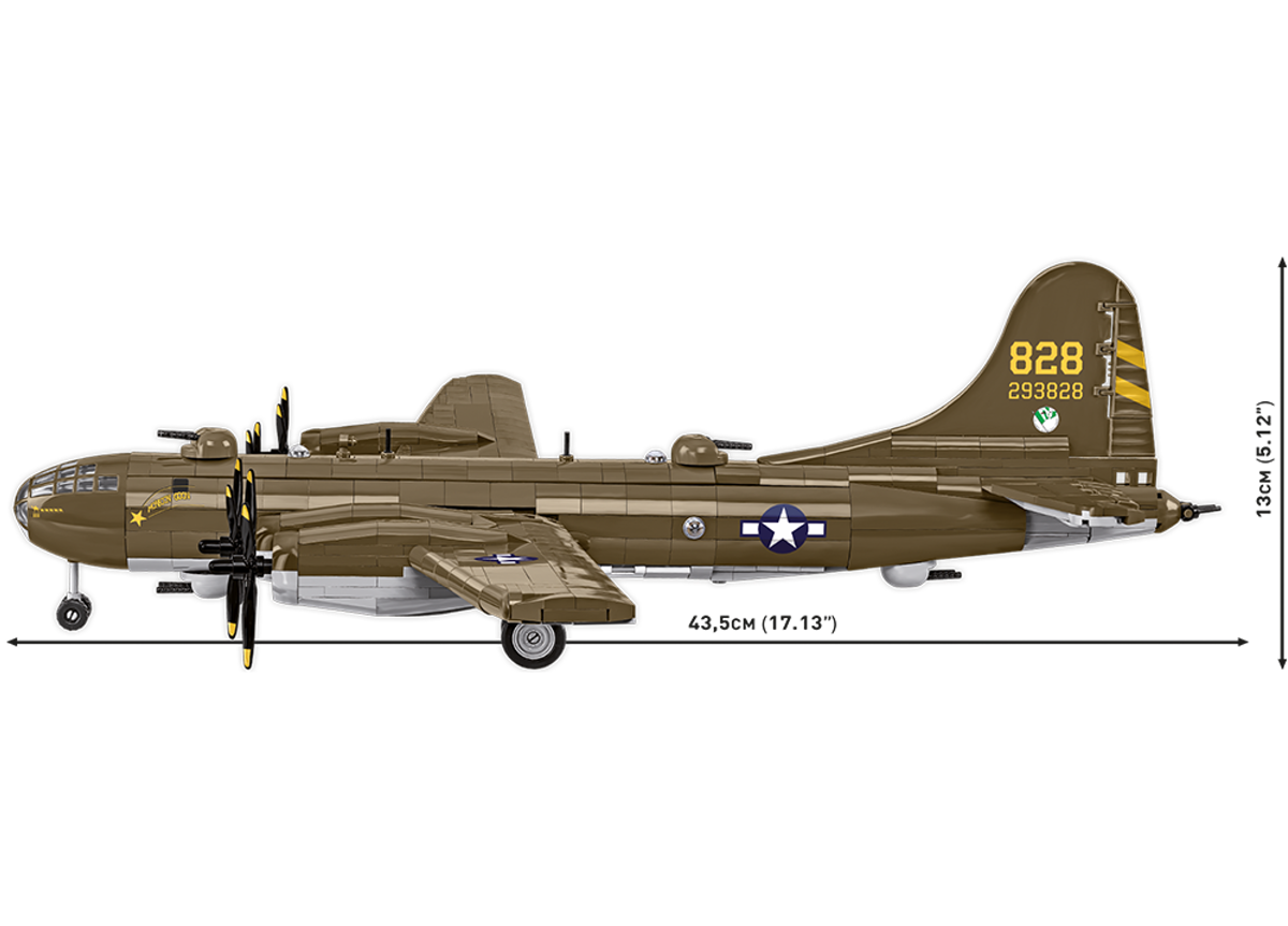 Americký těžký bombardovací letoun Boeing B-29 Superfortress COBI 5774 - World War II 1:72