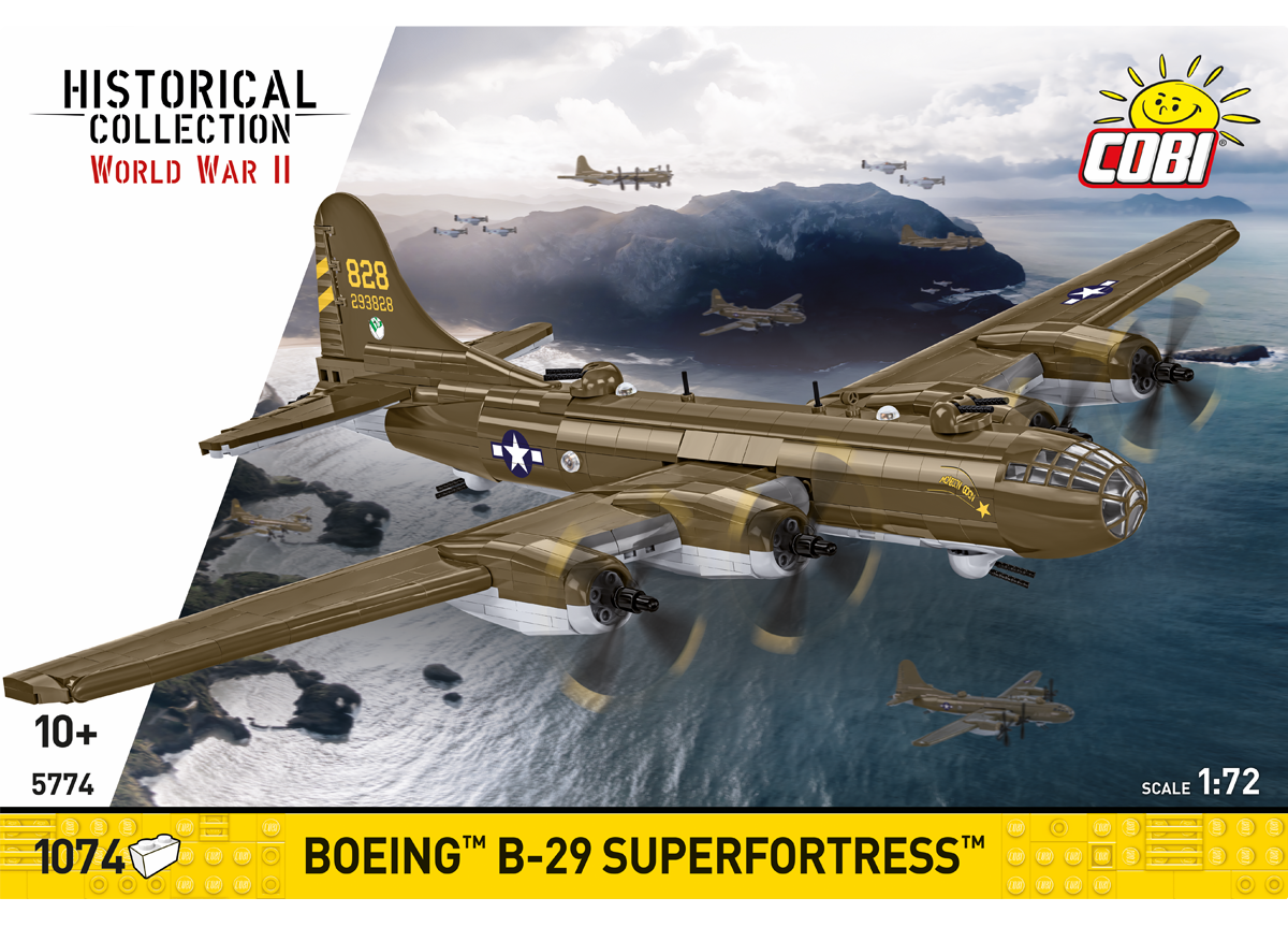 Americký těžký bombardovací letoun Boeing B-29 Superfortress COBI 5774 - World War II 1:72