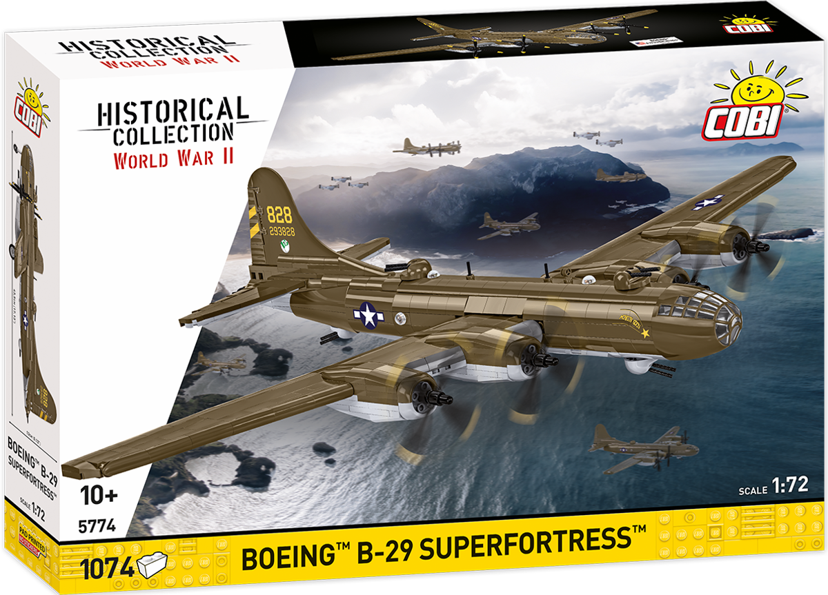 Americký těžký bombardovací letoun Boeing B-29 Superfortress COBI 5774 - World War II 1:72