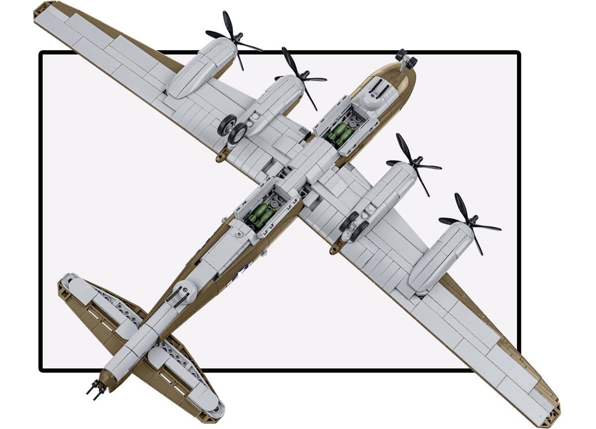 Americký těžký bombardovací letoun Boeing B-29 Superfortress COBI 5774 - World War II 1:72