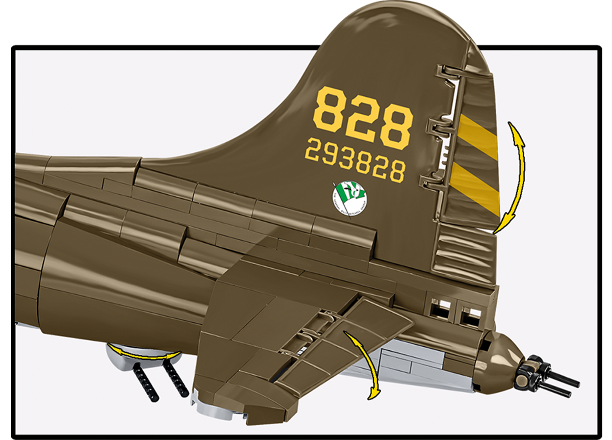 Americký těžký bombardovací letoun Boeing B-29 Superfortress COBI 5774 - World War II 1:72