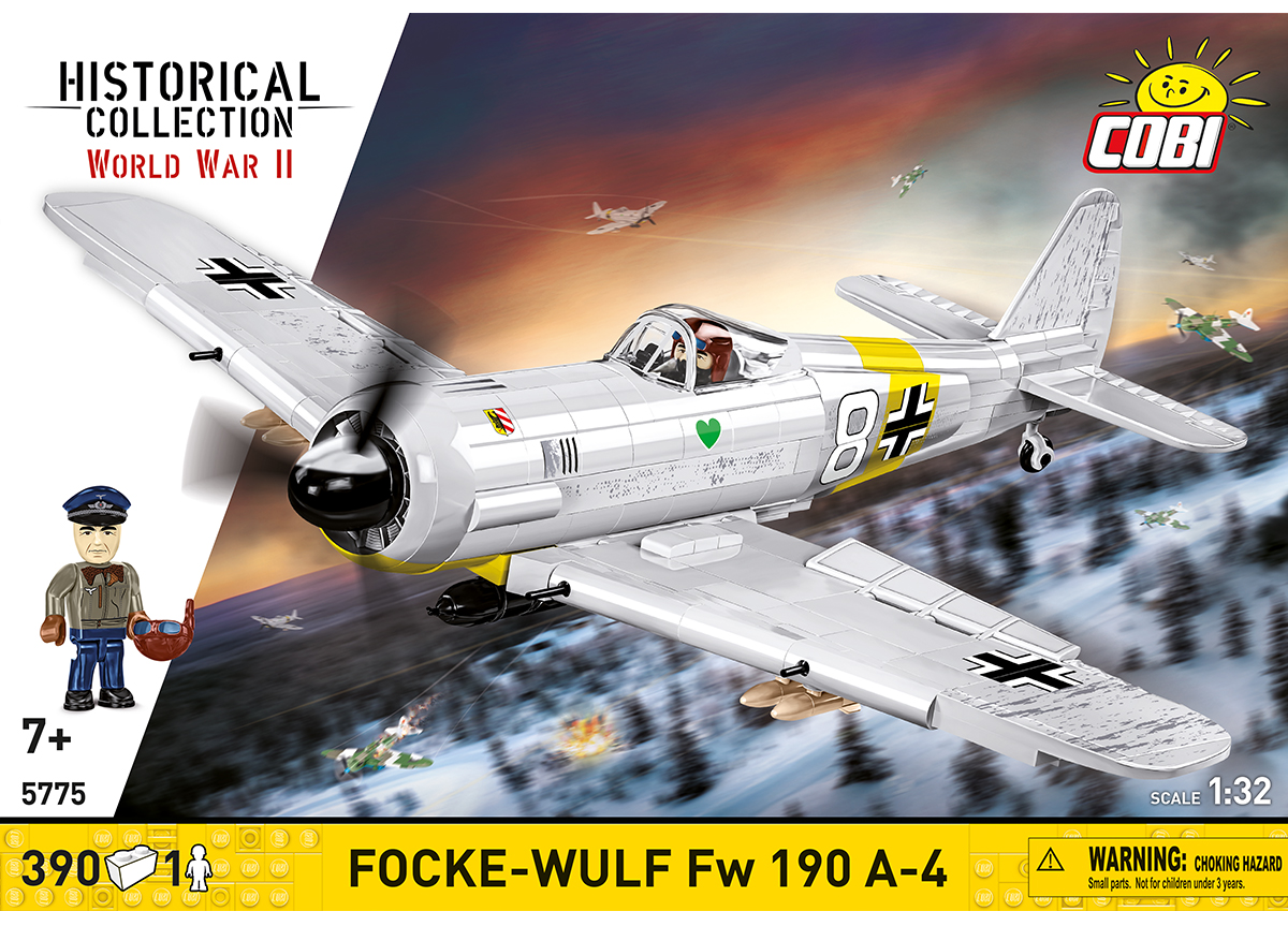 Německý stíhací letoun Focke-Wulf FW 190 A-4 COBI 5775 - World War II 1:32