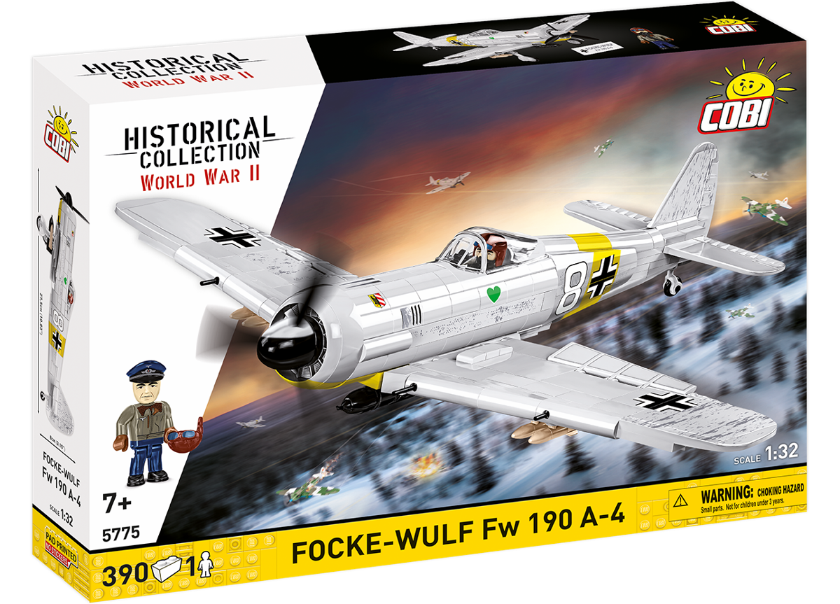 Německý stíhací letoun Focke-Wulf FW 190 A-4 COBI 5775 - World War II 1:32