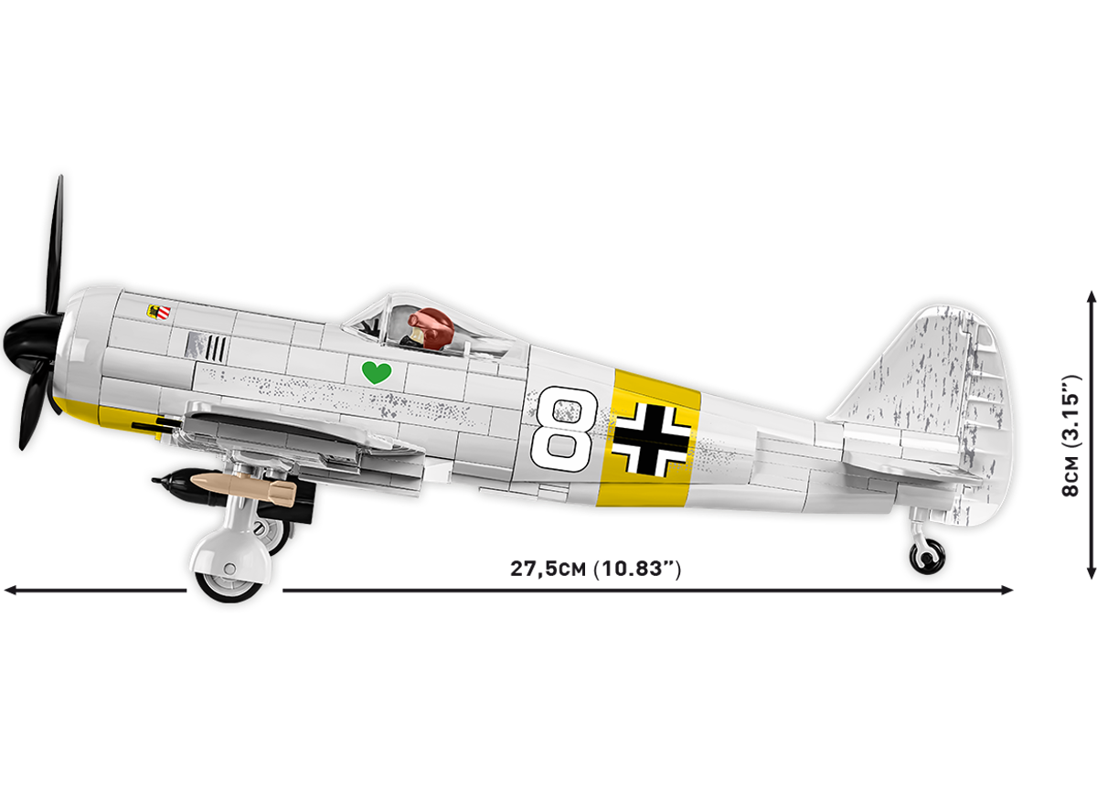 Německý stíhací letoun Focke-Wulf FW 190 A-4 COBI 5775 - World War II 1:32