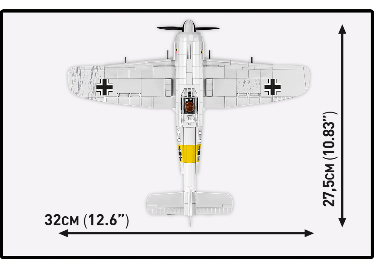 Německý stíhací letoun Focke-Wulf FW 190 A-4 COBI 5775 - World War II 1:32