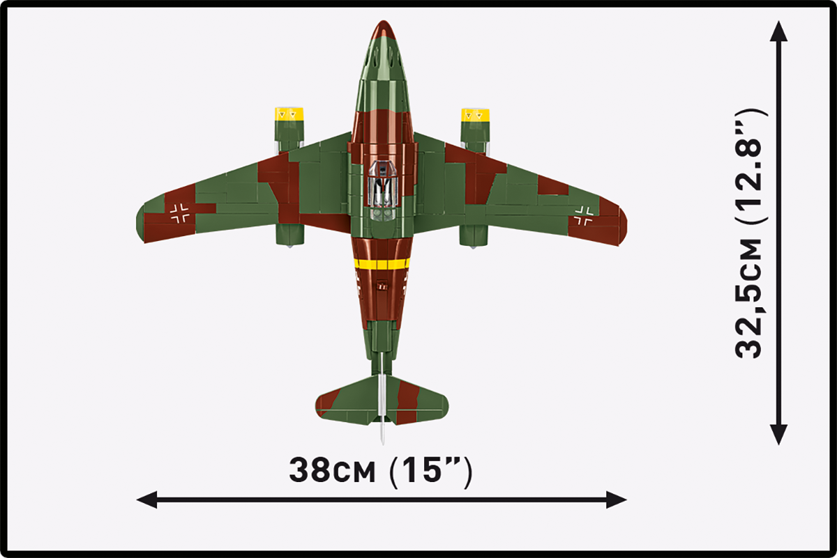 Německý proudový stíhací letoun Messerschmitt ME 262A -1a COBI 5776 - World War II 1:32