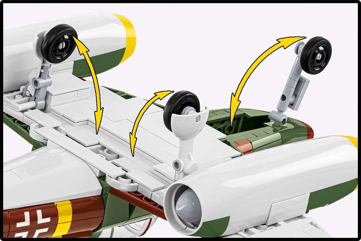 Německý proudový stíhací letoun Messerschmitt ME 262A -1a COBI 5776 - World War II 1:32