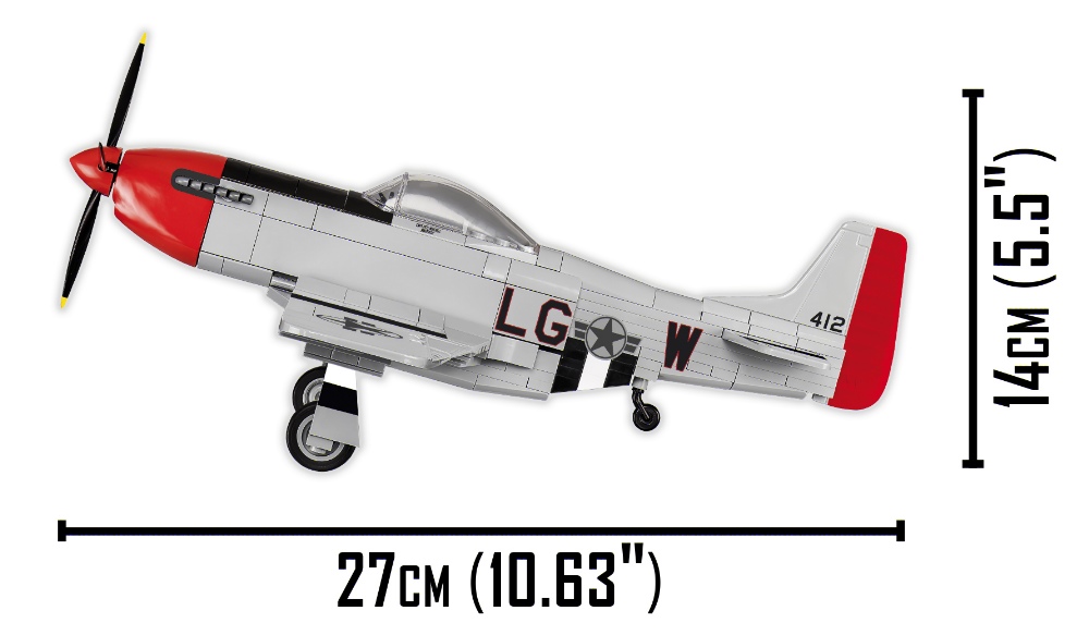 Stíhací letoun P-51D Mustang COBI 5806 - TOP GUN Mawerick