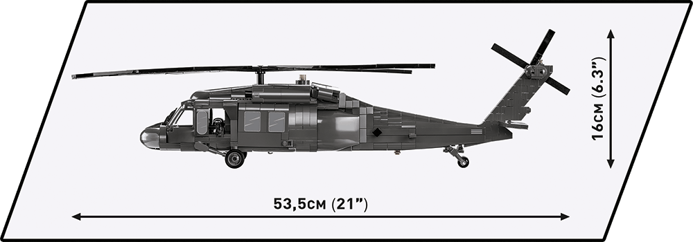 Americký víceúčelový vrtulník Sikorski UH-60 Black Hawk COBI 5817 - Armed Forces