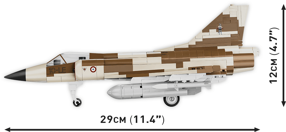 Stíhací letoun Dassault Mirage III C COBI 5818 - Armed Forces - kopie