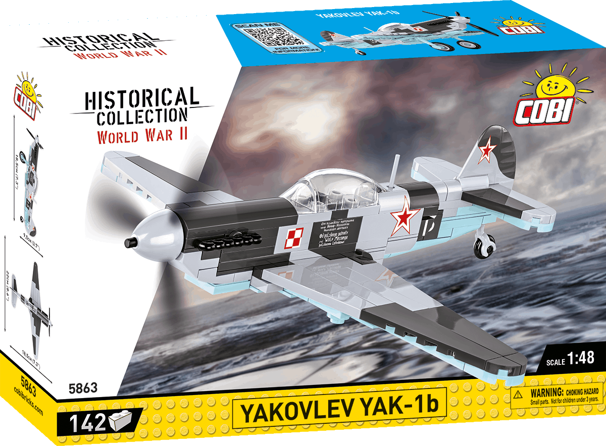 Ruský stíhací letoun Jakovlev JAK-3 COBI 5862 - World War II 1:48 - kopie