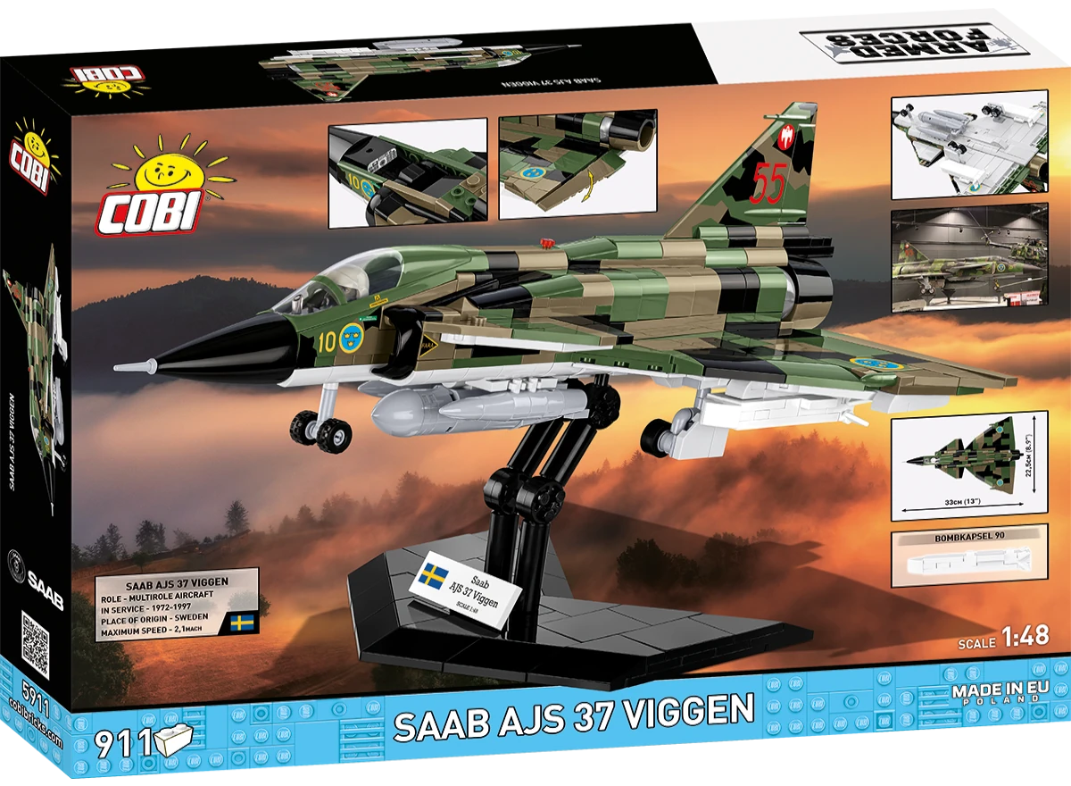 Swedish multirole combat aircraft SAAB JAS 39 Gripen E COBI 5820 - Armed Forces - kopie