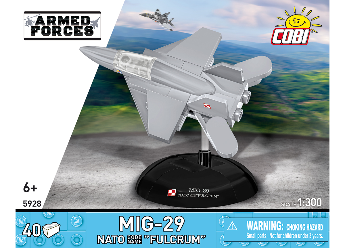 Mini prúdová stíhačka MiG-29 Fulcrum COBI 5928 Armed Forces