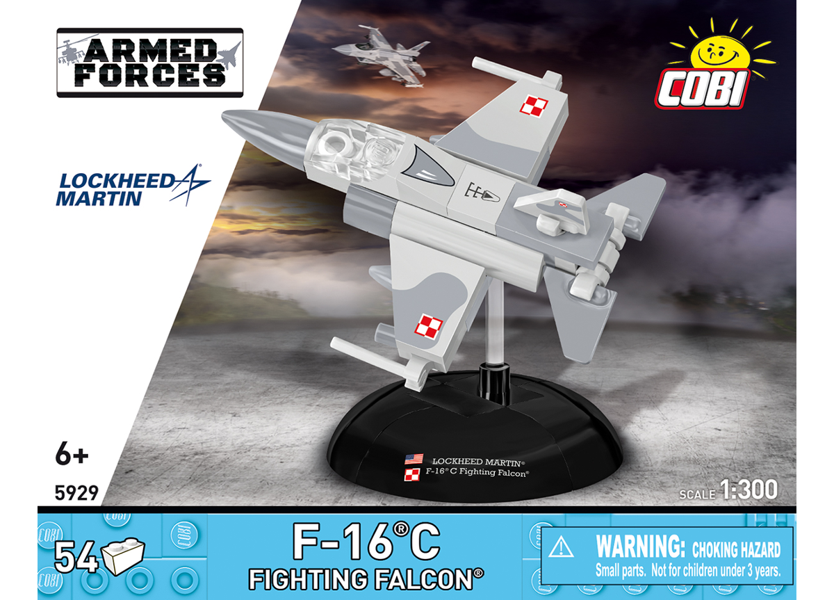 Mini jet fighter F-16C Fighting Falcon COBI 5929 Armed Forces 1:300