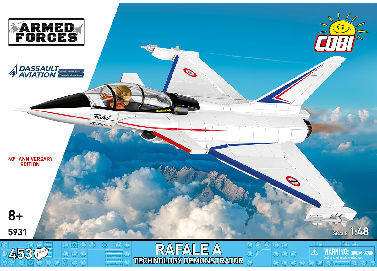 Francouzský víceúčelový stíhací letoun Dassault Rafale A COBI 5931 - Armed Forces 1:48