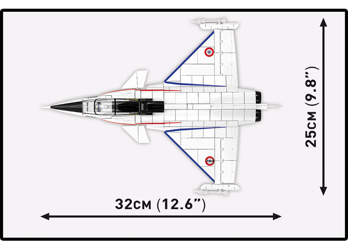 Francouzský víceúčelový stíhací letoun Dassault Rafale A COBI 5931 - Armed Forces 1:48