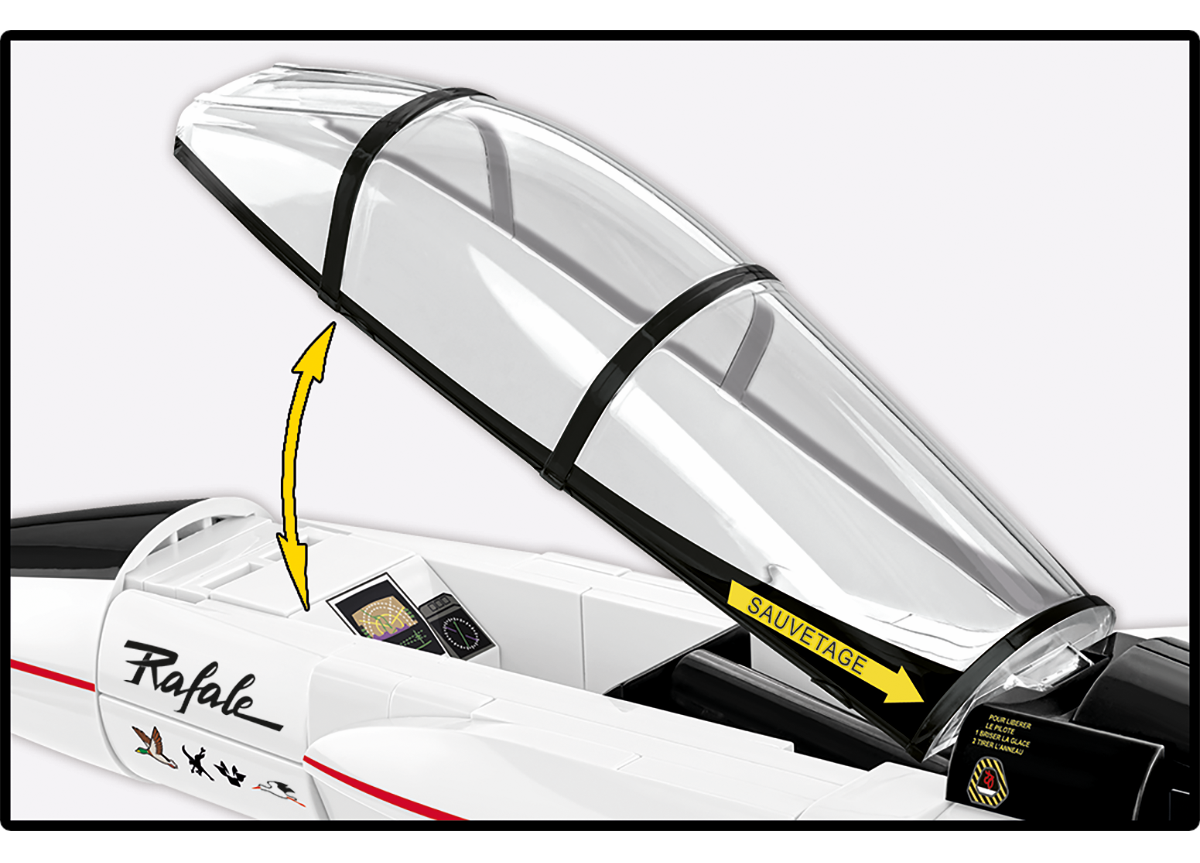 Francouzský víceúčelový stíhací letoun Dassault Rafale A COBI 5931 - Armed Forces 1:48